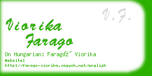 viorika farago business card